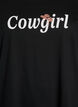 T-shirt med tryck, Svart, Packshot image number 2