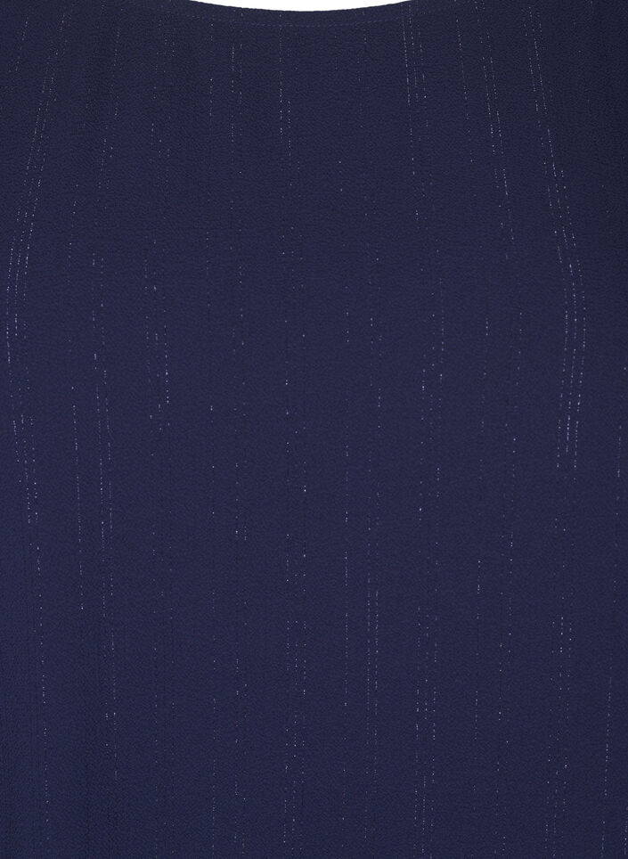 Blus med silverglitter, Blå, Packshot image number 2