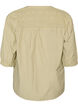 Blus med smock och 3/4-&auml;rmar, Gr&ouml;n, Packshot image number 1