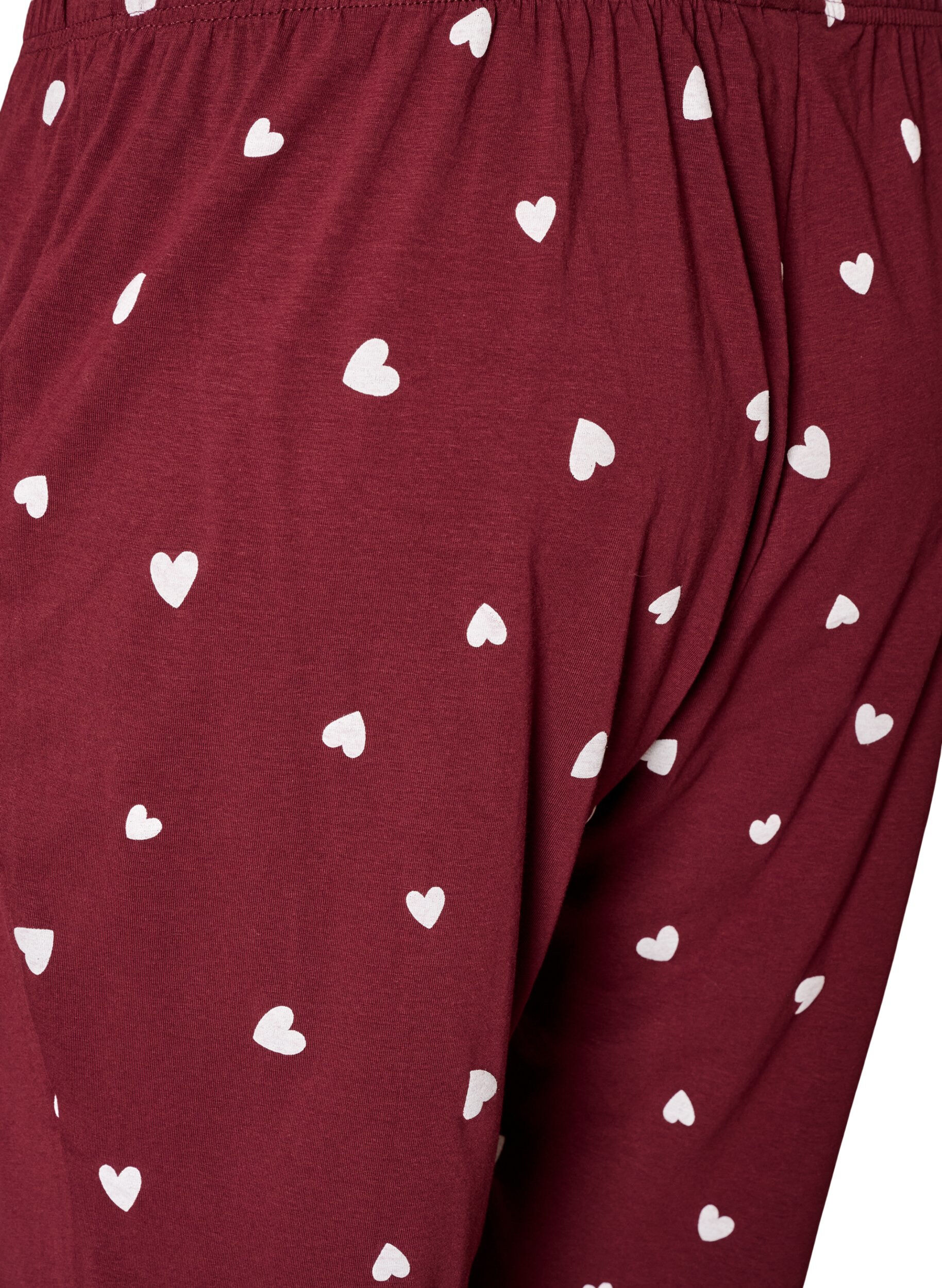ZizziM&ouml;nstrade pyjamasbyxor, R&ouml;d, Packshot image number 3