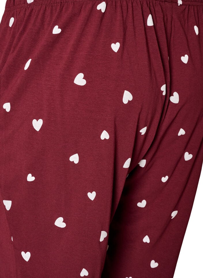 M&ouml;nstrade pyjamasbyxor, R&ouml;d, Packshot image number 3