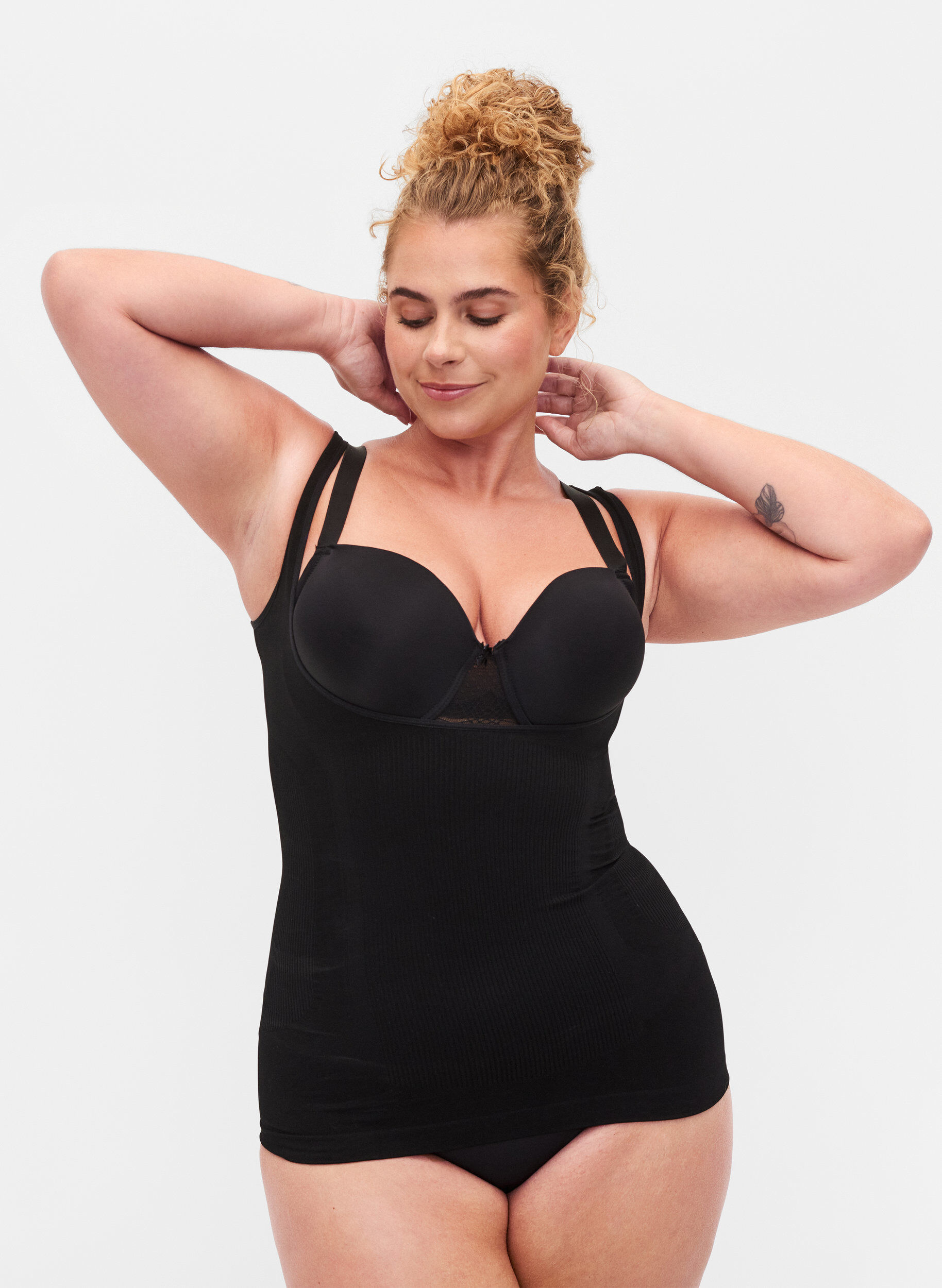 Shapewear torsett, Svart, Model