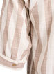 Tunika i bomull med v-ringning, Beige, Packshot image number 3