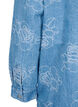 Jeansjacka med blommor, Light Blue Denim, Packshot image number 4