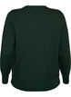 Cardigan i finstickat med rund halsringning, Gr&ouml;n, Packshot image number 1