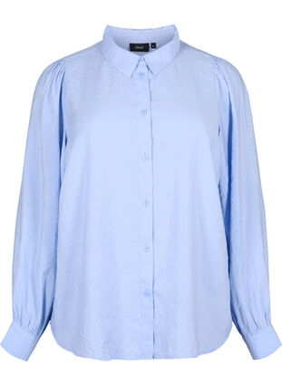Långärmad skjorta i TENCEL™ Modal, Serenity, Packshot image number 0