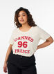 T-shirt med tryck, Vanilla, Model image number 0