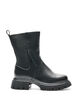 Chelsea boot med kraftig sula och ribbade paneler, Svart, Packshot image number 0