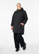 L&auml;tt vadderad parkas med huva, Svart, Model image number 1