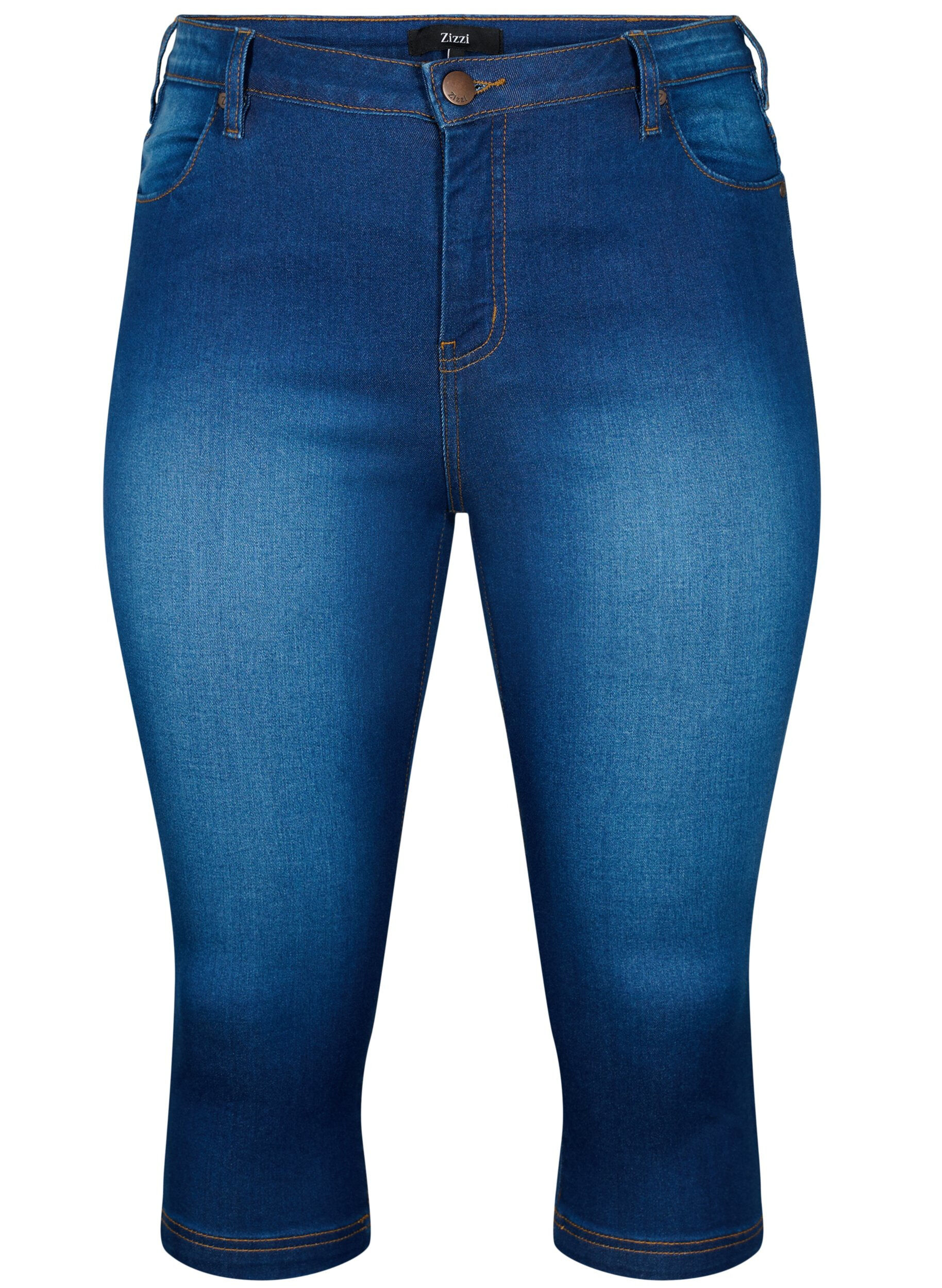 Amy caprijeans med h&ouml;g midja och super slim fit