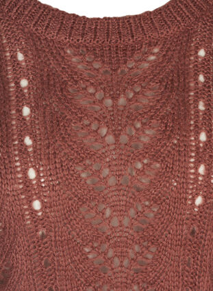 Stickad tröja med feminint mönster, Wild Ginger, Packshot image number 2