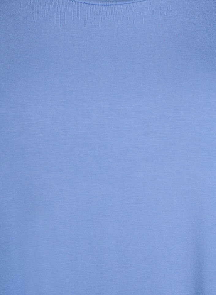 Lös natt-t-shirt i viskos, Blå, Packshot image number 2