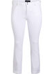 Slim fit Emily jeans med normalh&ouml;g midja, Vit, Packshot image number 0