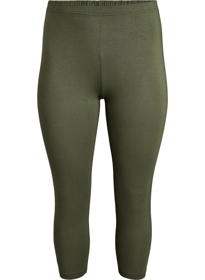 3/4 bas-leggings, Gr&ouml;n, Packshot image number 0