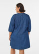 Kort jeanskl&auml;nning med 3/4-&auml;rm, Bl&aring;, Model image number 2