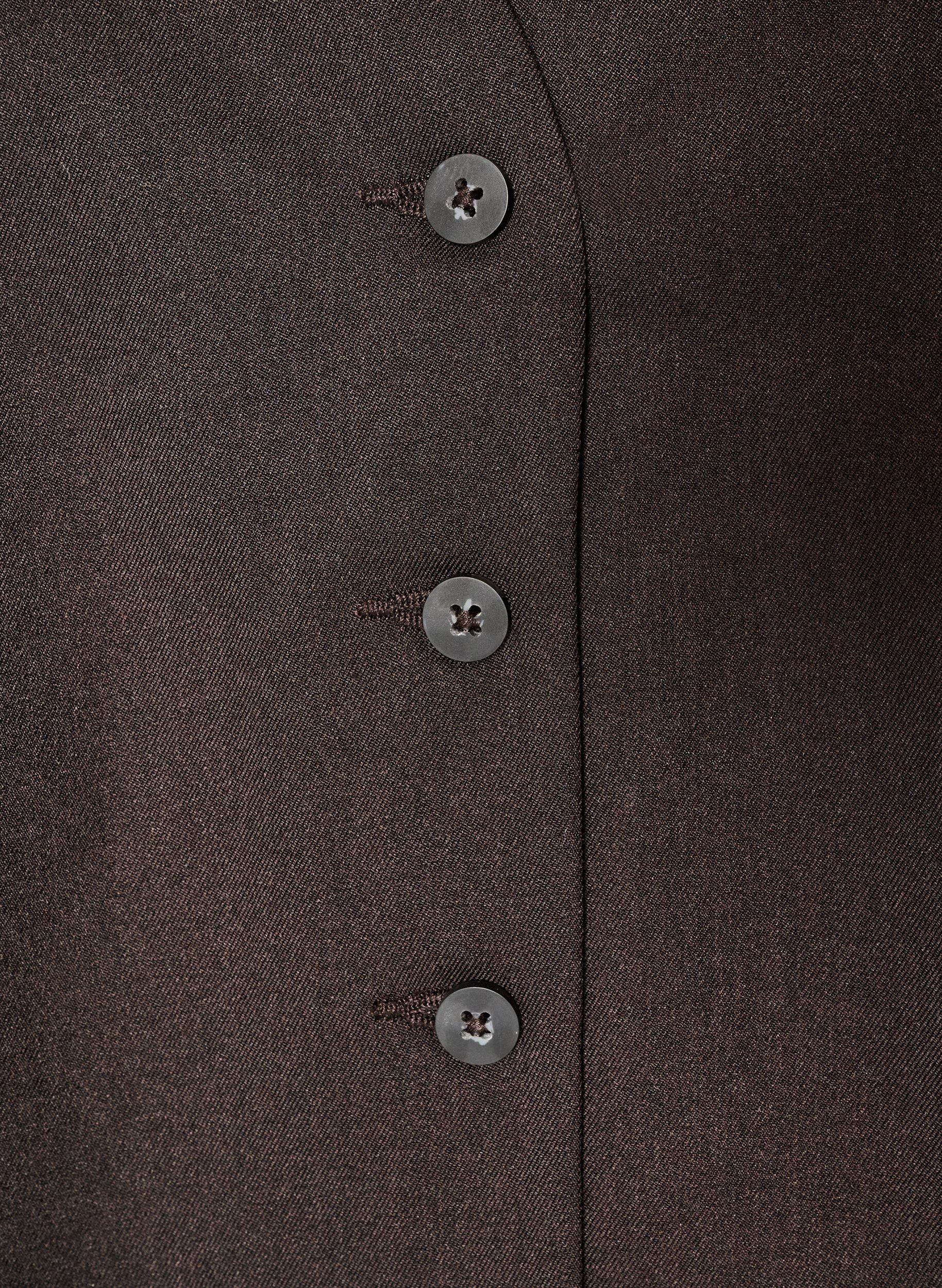 ZizziV&auml;st med kn&auml;ppning, Brun, Packshot image number 2