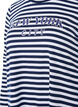 Randig blus med motiv, White w.Navy Stripe, Packshot image number 2