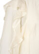 Blus med volanger och ballongform, Vanilla, Packshot image number 3