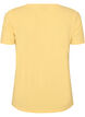 Enf&auml;rgad t-shirt i bomull, Gul, Packshot image number 1