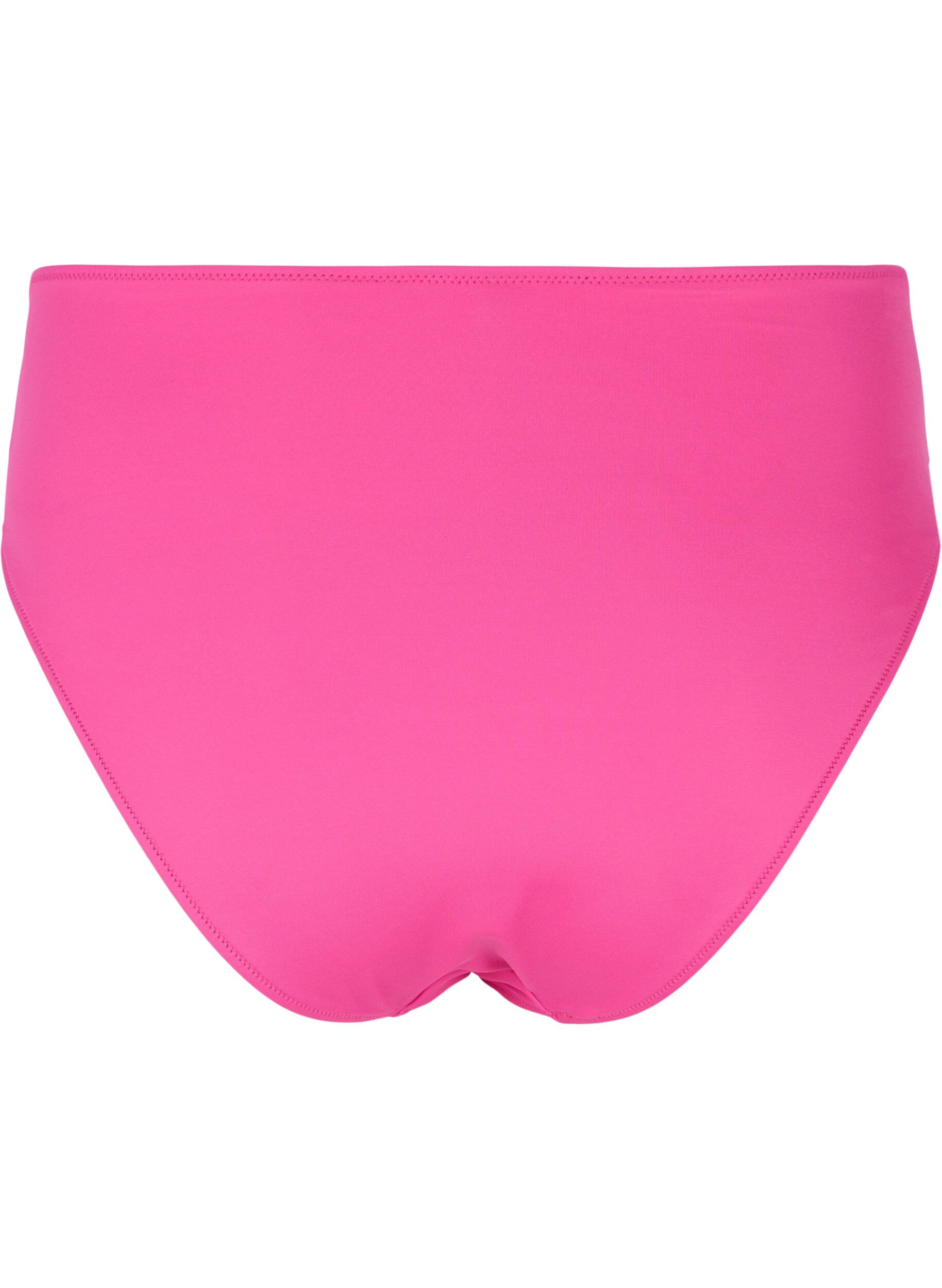 Zizzi Bikinitrosa med h&ouml;g midja, Rosa, Packshot image number 1
