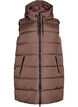 L&aring;ng v&auml;st med huva och fickor, Brun, Packshot image number 0