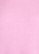 Melerad stickad blus med rund hals, Rosa, Packshot image number 2