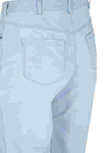 Raka jeans med ankellängd, Light blue denim, Packshot image number 3