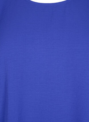 Blus med puffärm, Royal Blue, Packshot image number 2
