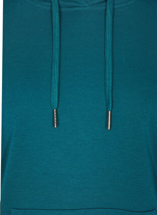 Sweatshirt med huva och ficka, Pacific, Packshot image number 2