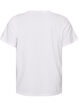 T-shirt i ekologisk bomull med nallebj&ouml;rnsmotiv, Vit, Packshot image number 1