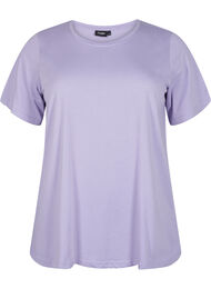 FLASH - T-shirt med rund halsringning, Lavender