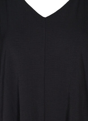 Tunika med 3/4 ärmar, Black, Packshot image number 2