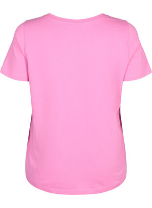 T-shirt i bomull med broderade körsbär, Roseb. W. CherryEMB., Packshot image number 1