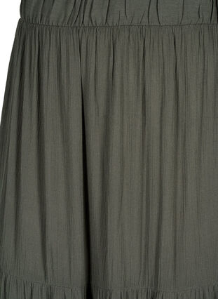 Lång kjol med resår i midjan, Thyme, Packshot image number 2