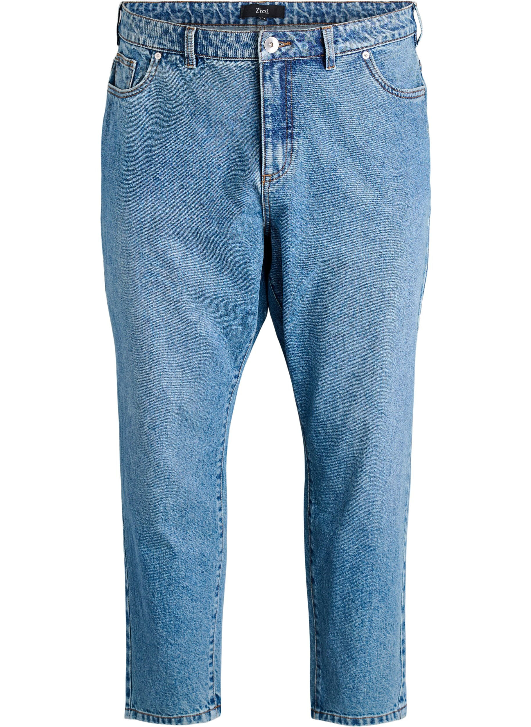 Mille mom jeans med h&ouml;g midja