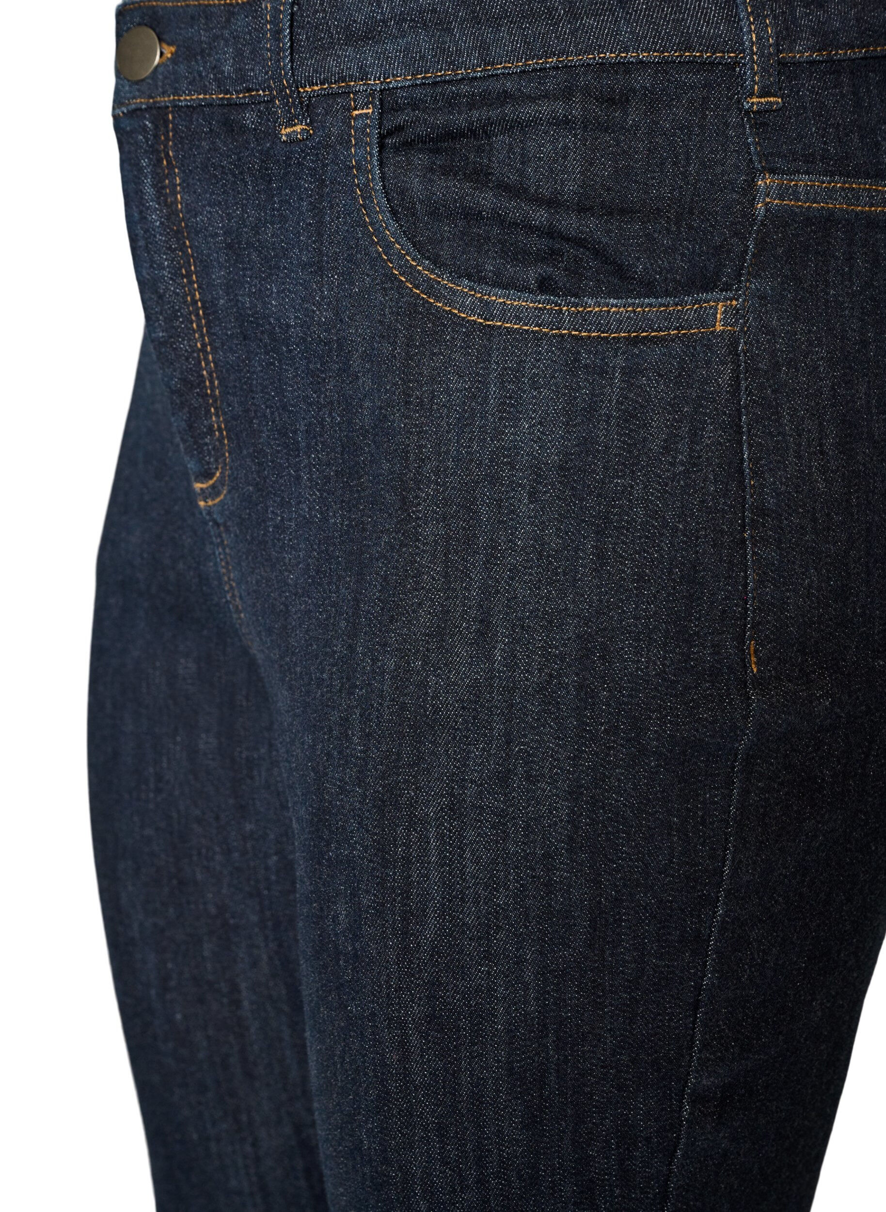 ZizziEllen bootcut-jeans med h&ouml;g midja, Bl&aring;, Packshot image number 2