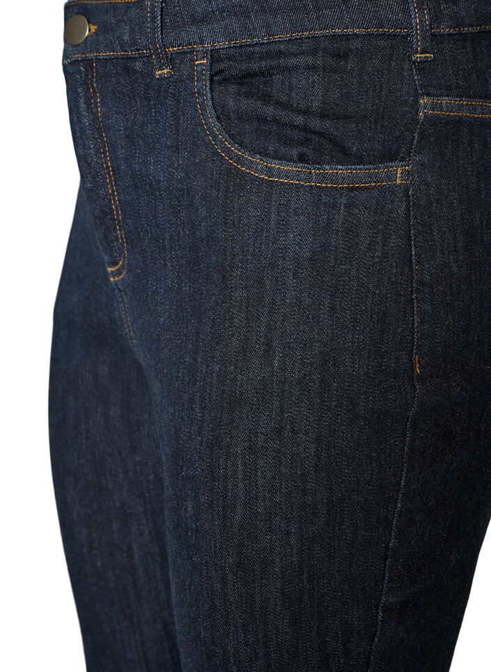 Ellen bootcut-jeans med h&ouml;g midja, Bl&aring;, Packshot image number 2