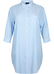 Lång randig skjorta med trekvartsärmar, Marina W. Stripe, Packshot
