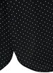 Mönstrad klänning med dragsko i midjan, Black Dot, Packshot image number 3