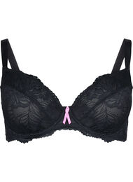 Support the breasts – spetsbh med bygel, Black