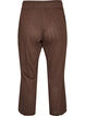 Pyjamasbyxor i ekologisk bomull med h&aring;lbroderi, Brun, Packshot image number 1