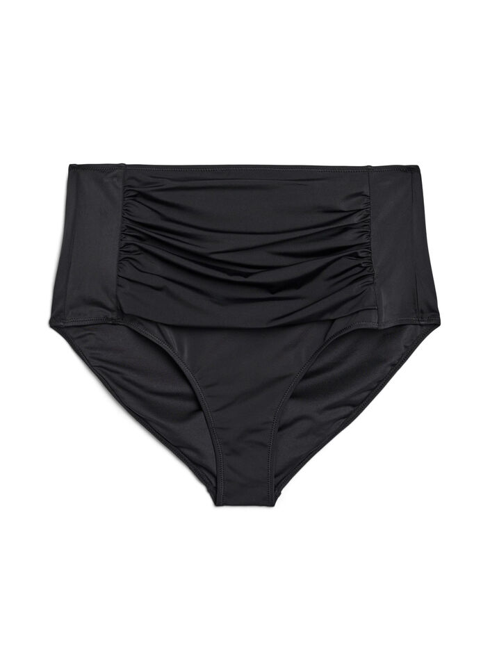 Bikinitrosa med h&ouml;g midja, Svart, Packshot image number 0