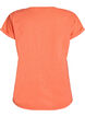 Neonf&auml;rgad bomulls t-shirt, Orange, Packshot image number 1