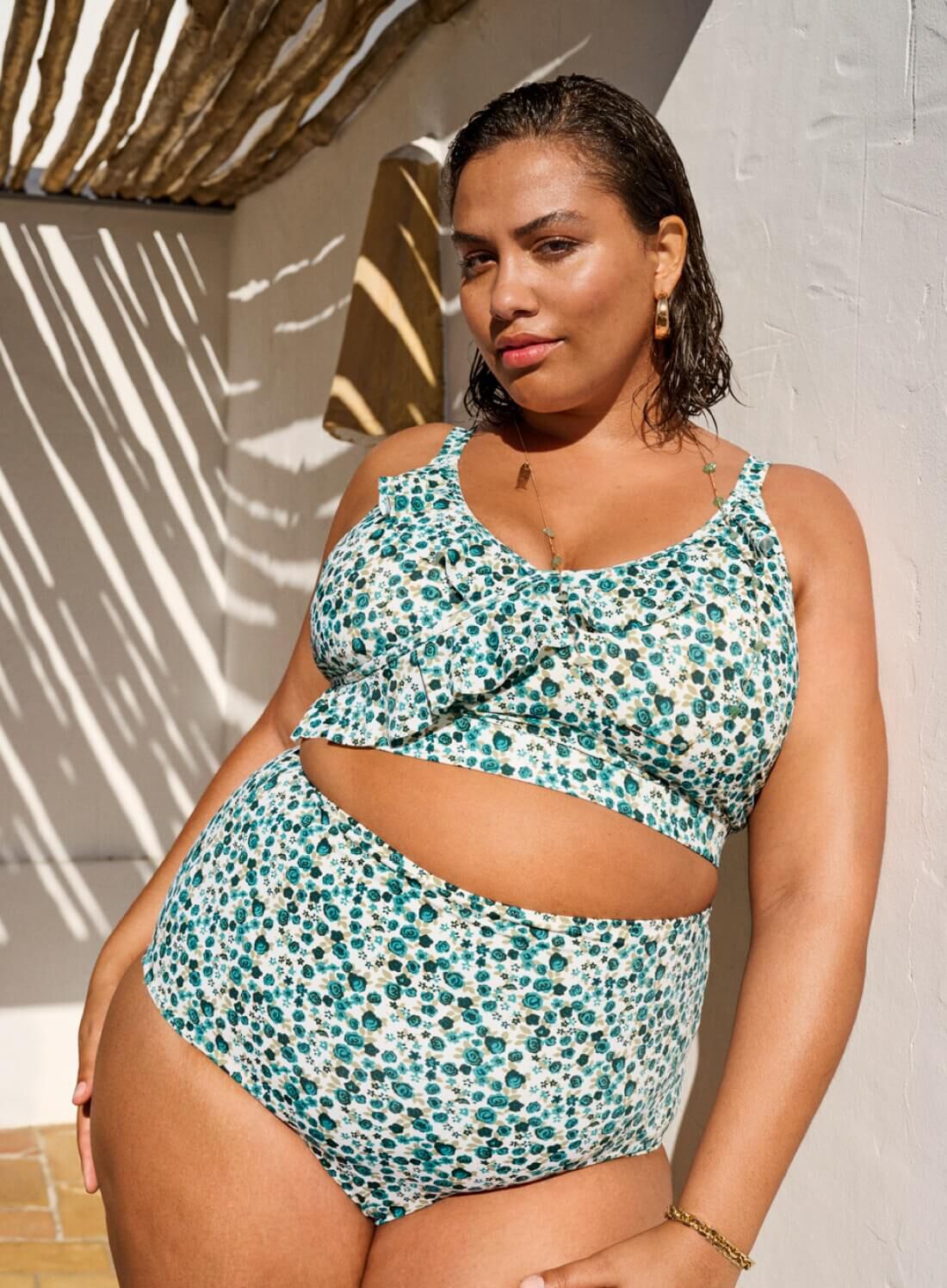 Zizzi Bikiniset med blommor, , Model