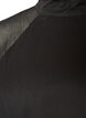 Kn&auml;l&aring;ng kl&auml;nning i chiffong med skir cape, Svart, Packshot image number 2
