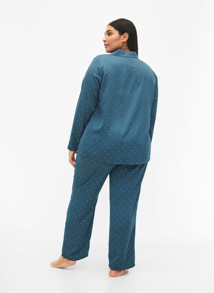 Pyjamasbyxor med tryck, Balsam AOP, Model image number 1