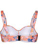 Bikinitopp med tryck, Retro Flower, Packshot image number 1