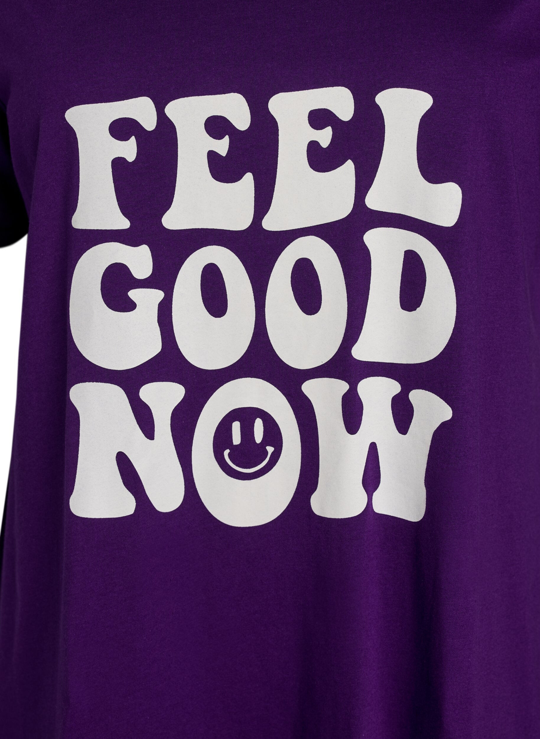 Zizzi Kort&auml;rmat nattlinne i ekologisk bomull, Bl&aring;, Packshot image number 2