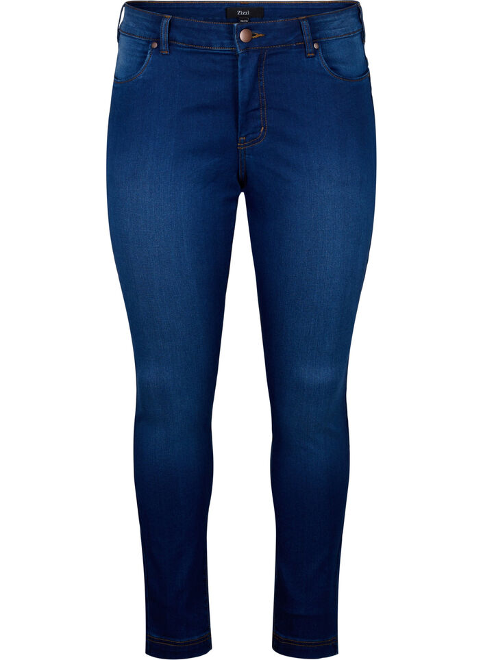 Viona jeans med normal midja, Blå, Packshot image number 0