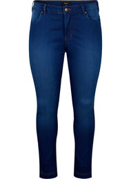 Viona jeans med normal midja, Blue Denim